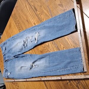 Abercrombie & Fitch Womens JEANS 29 X 8 SIMONE HIGH RISE ANKLE Used Distressed